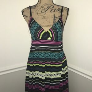 Derek Heart large maxi dress multicolored